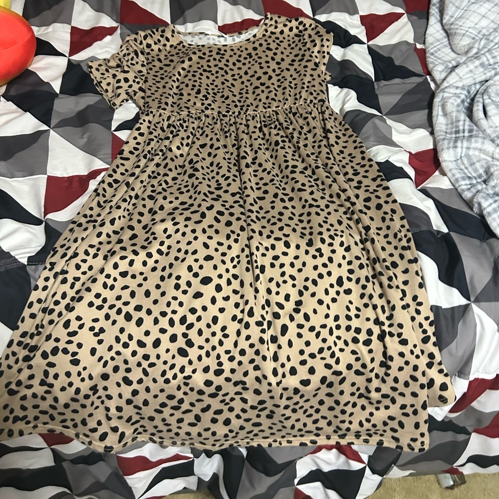 Small cheetah print dress